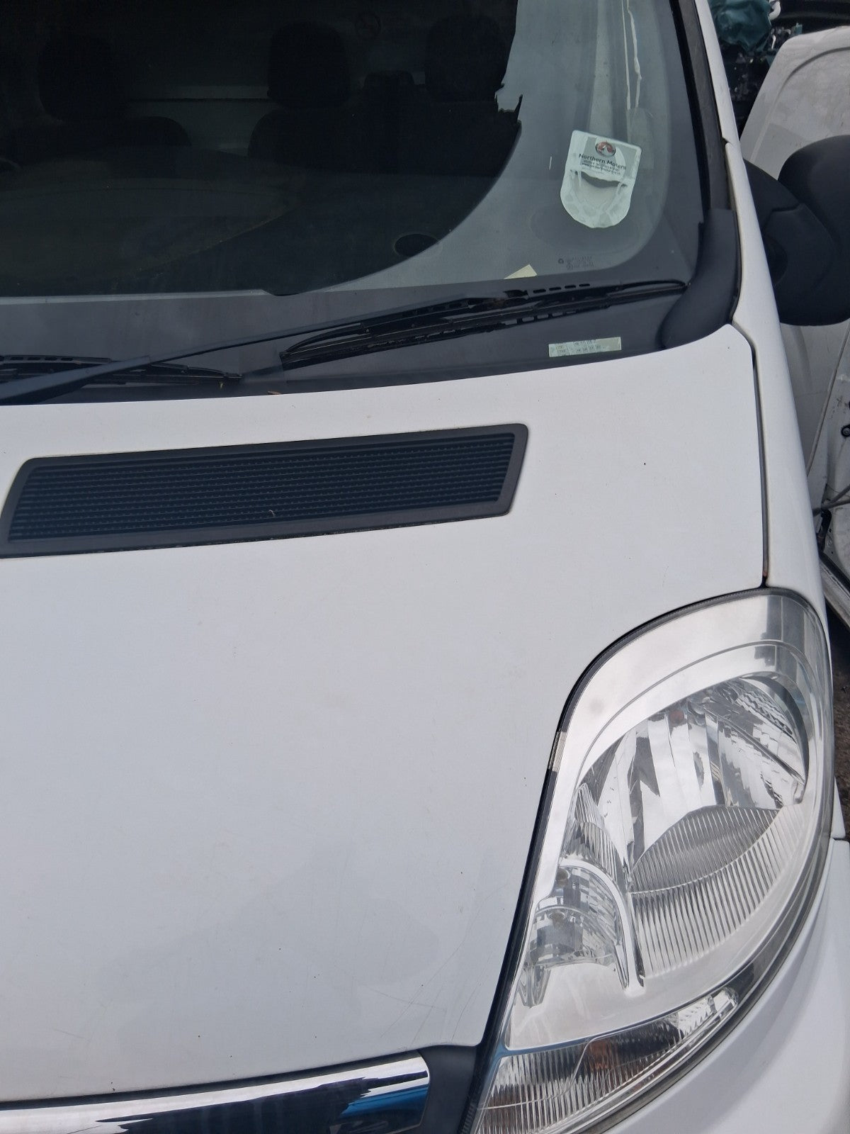 2014 VAUXHALL VIVARO MK1 FRONT BONNET HOOD PANEL WHITE