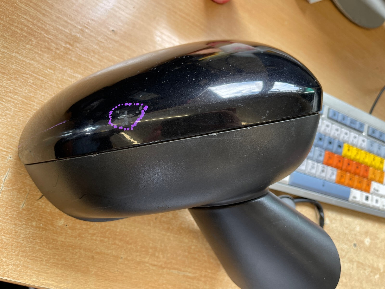 2012 VAUXHALL MERIVA OSF DRIVERS BLACK SIDE FRONT ELECTRIC WING MIRROR 212876154