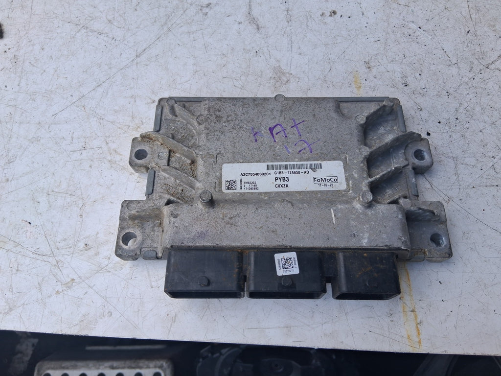 2017 FORD KA + PLUS ENGINE ECU CONTROL MODULE G1B512A650AD