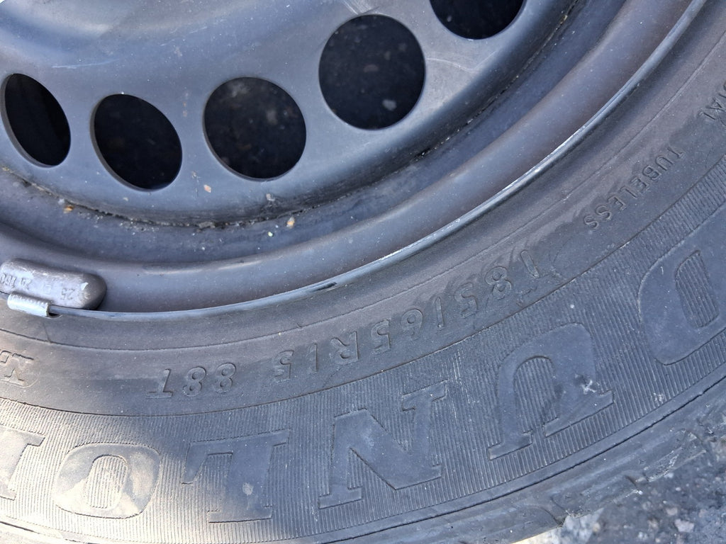 2008 VAUXHALL CORSA D 15 INCH STEEL WHEEL WITH TYRE 185/65R15