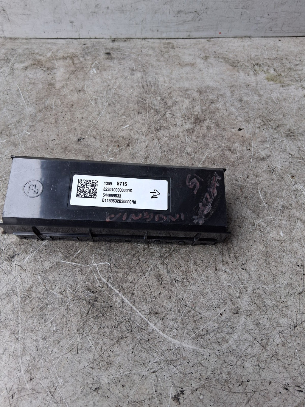 2015 VAUXHALL INSIGNIA AC HEATER CLIMATE CONTROL PANEL 13595715