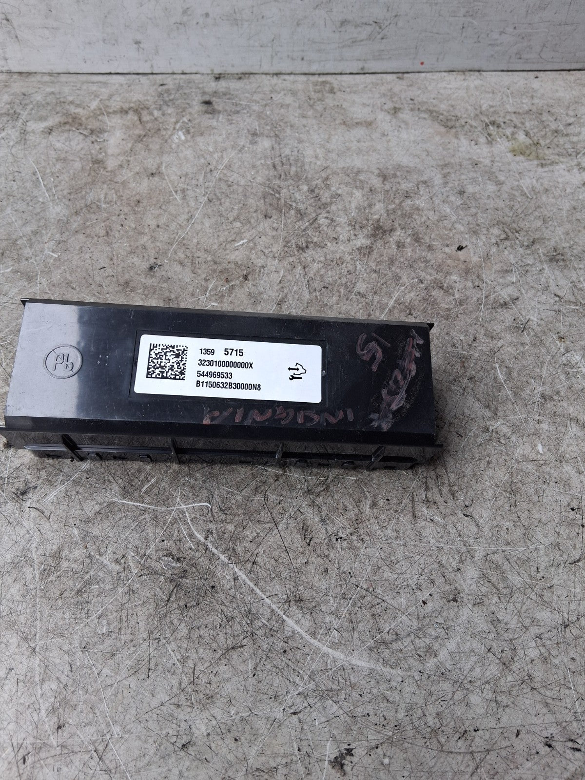 2015 VAUXHALL INSIGNIA AC HEATER CLIMATE CONTROL PANEL 13595715