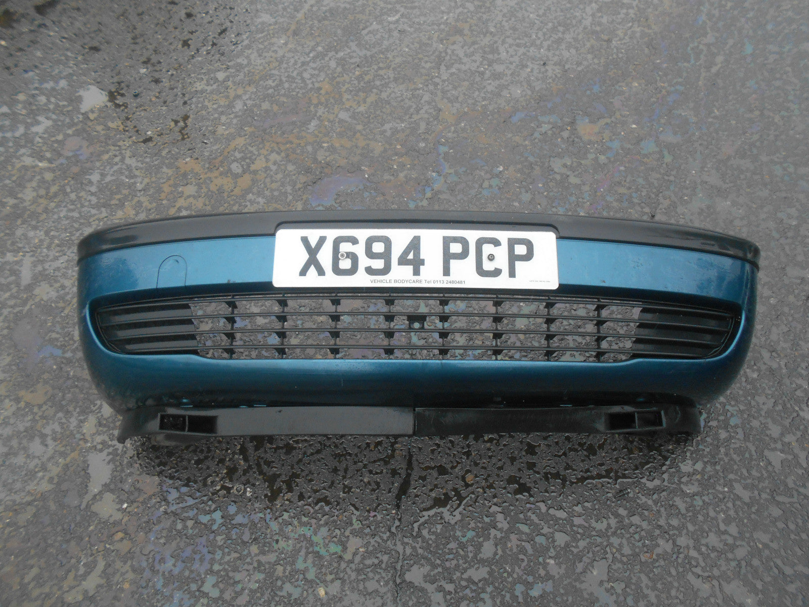 VAUXHALL ZAFIRA A 2001 PRE FACELIFT NON FOG FRONT BUMPER BLUE