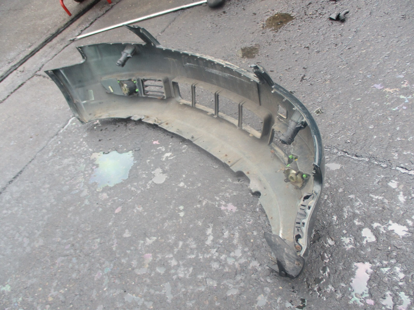 AUDI A4 B6 2002 CABRIOLET FRONT BUMPER GREEN