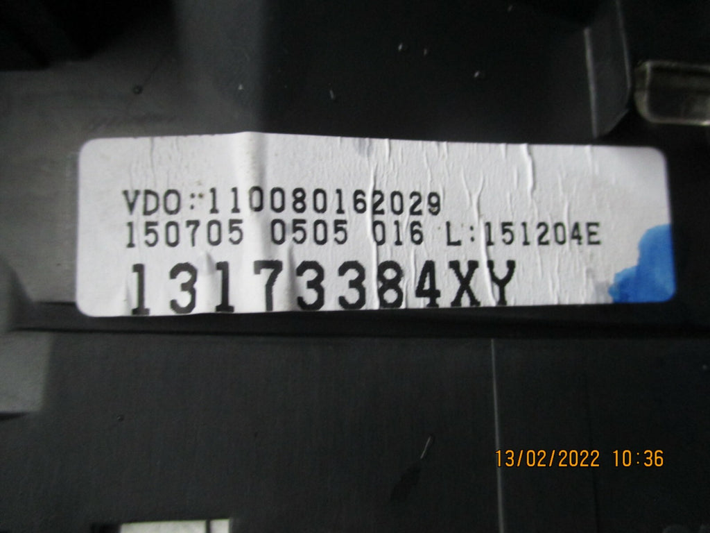 VAUXHALL MERIVA A 2006 MK1 SPEEDOMETER INSTRUMENT CLUSTER 13173384