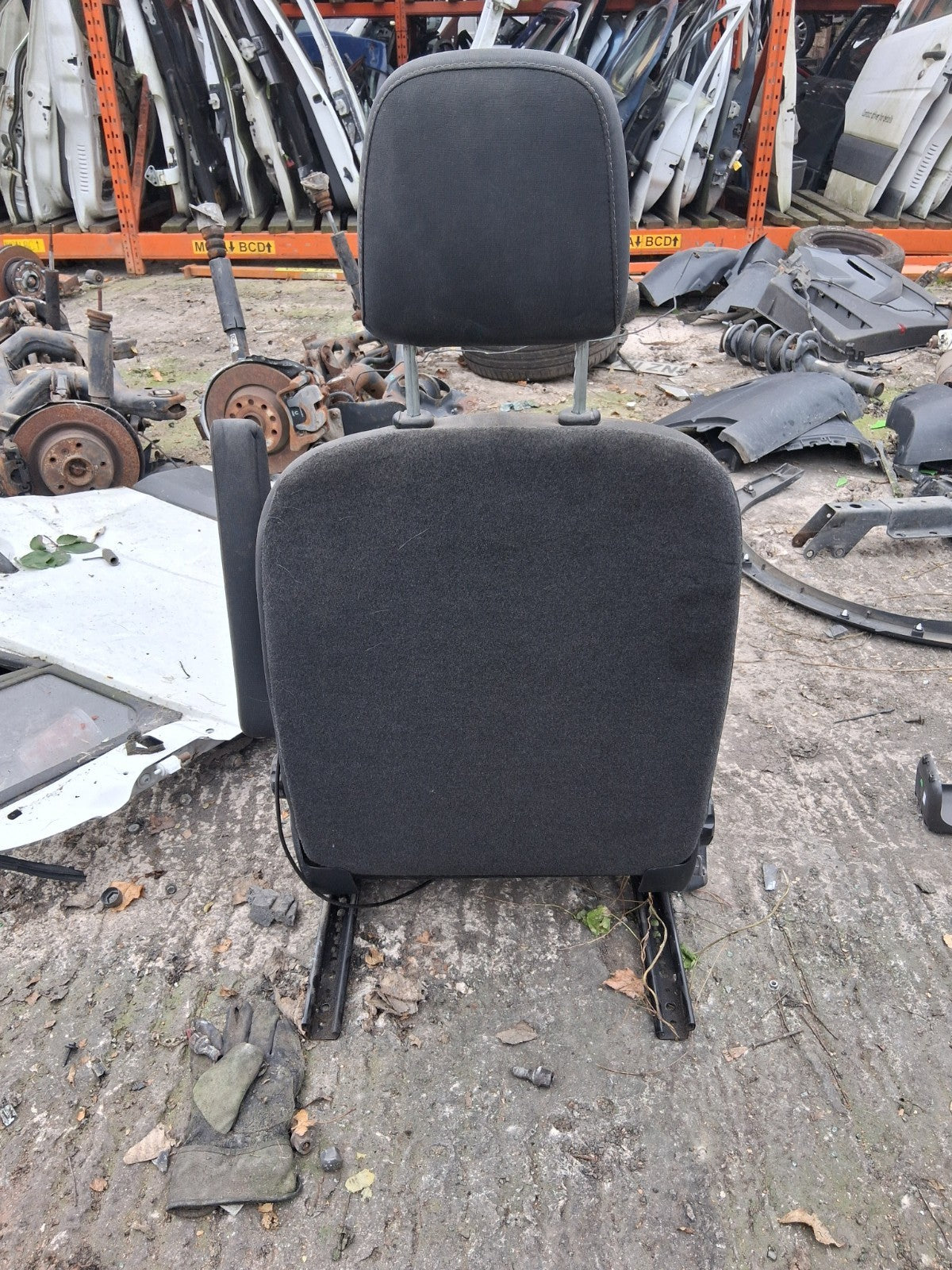 2021 FORD TRANSIT 350 MK8 OSF DRIVER SIDE FRONT RIGHT COMPLETE SEAT FABRIC