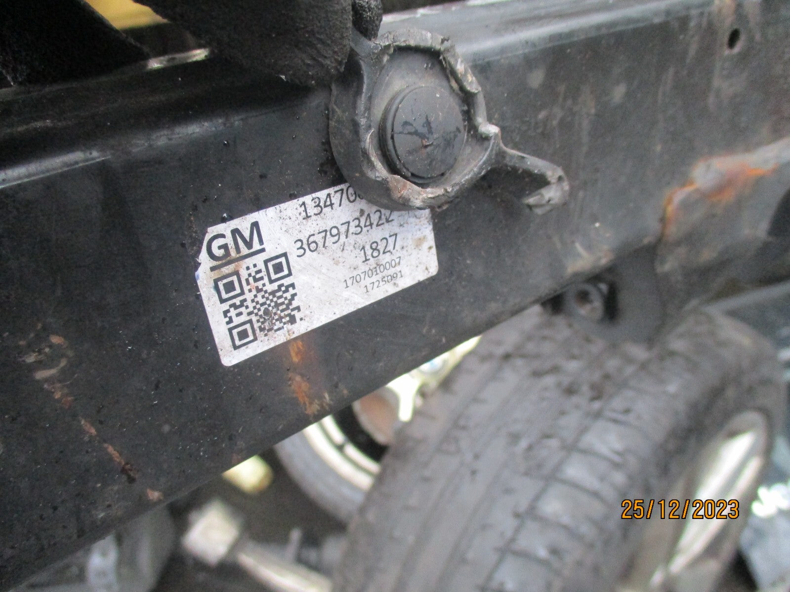 VAUXHALL ZAFIRA C 2016 1.4 PETROL FRONT SUBFRAME CARRIER 13470627
