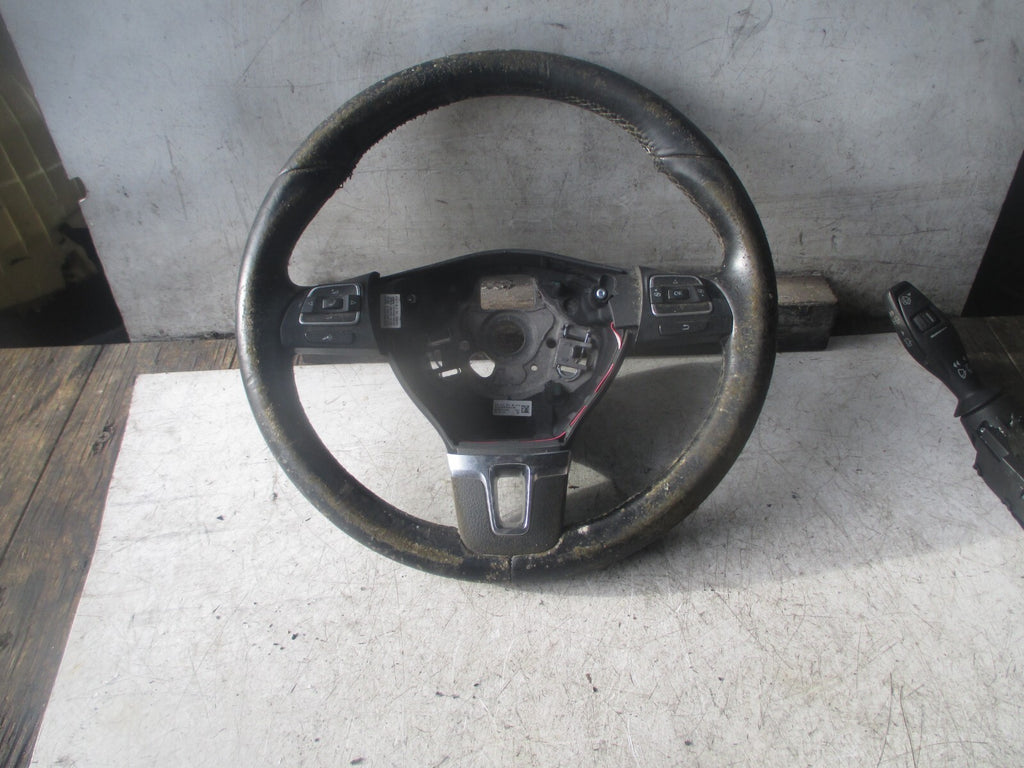 VW VOLKSWAGEN PASSAT B7 2014 MULTIFUNCTION STEERING WHEEL 3C8959537D