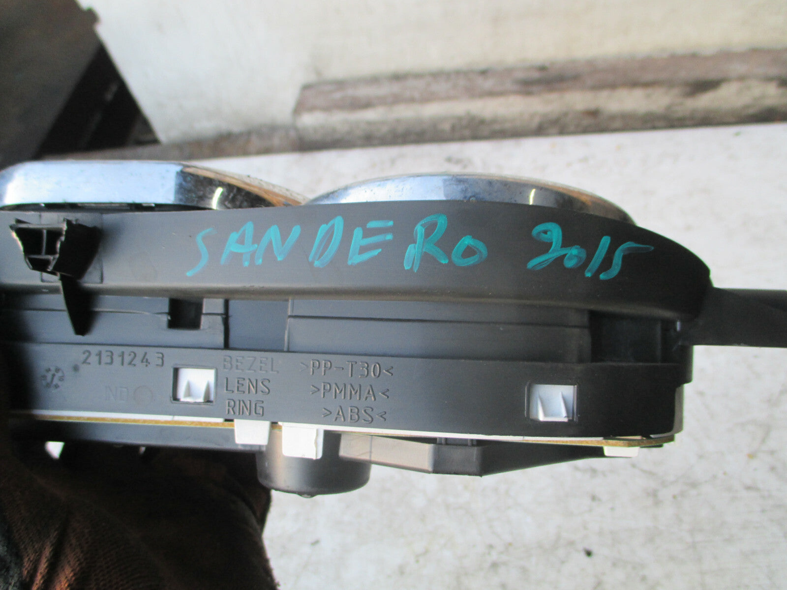DACIA SANDERO 2015 DIESEL MANUAL SPEEDOMETER INSTRUMENT CLUSTER 248105453R