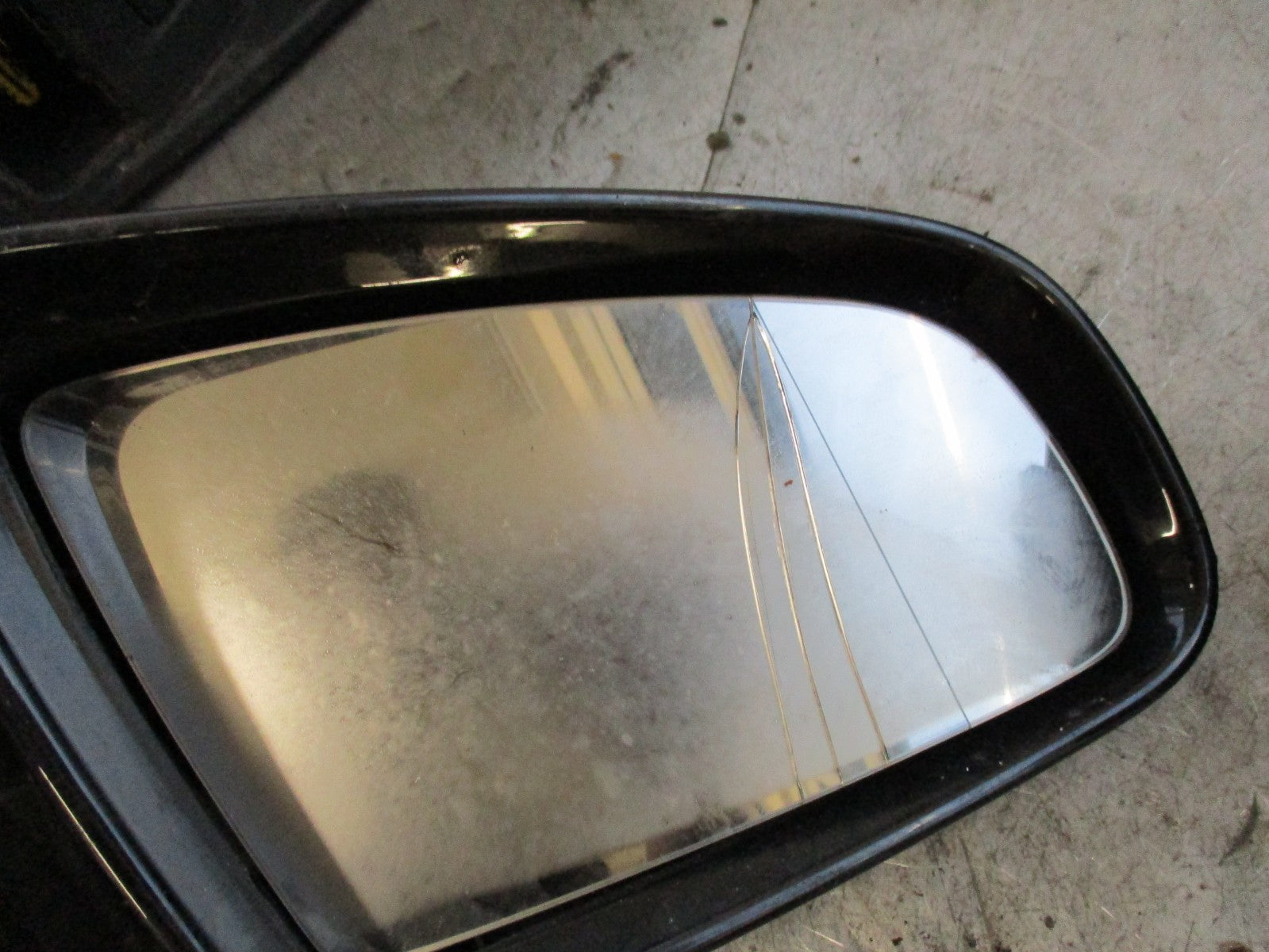 AUDI A4 B6 2003 OS DRIVER SIDE ELECTRIC WING MIRROR BLACK