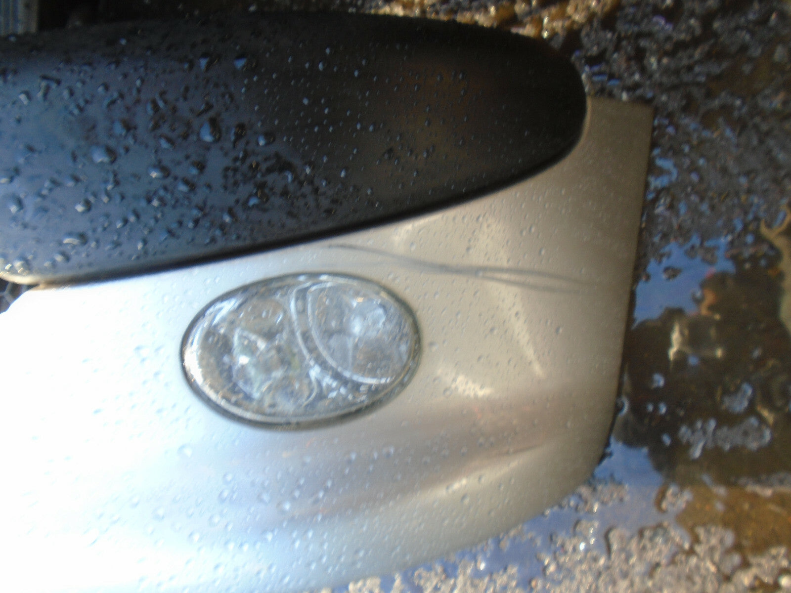 PEUGEOT 206 2004 FRONT COMPLETE BUMPER SILVER