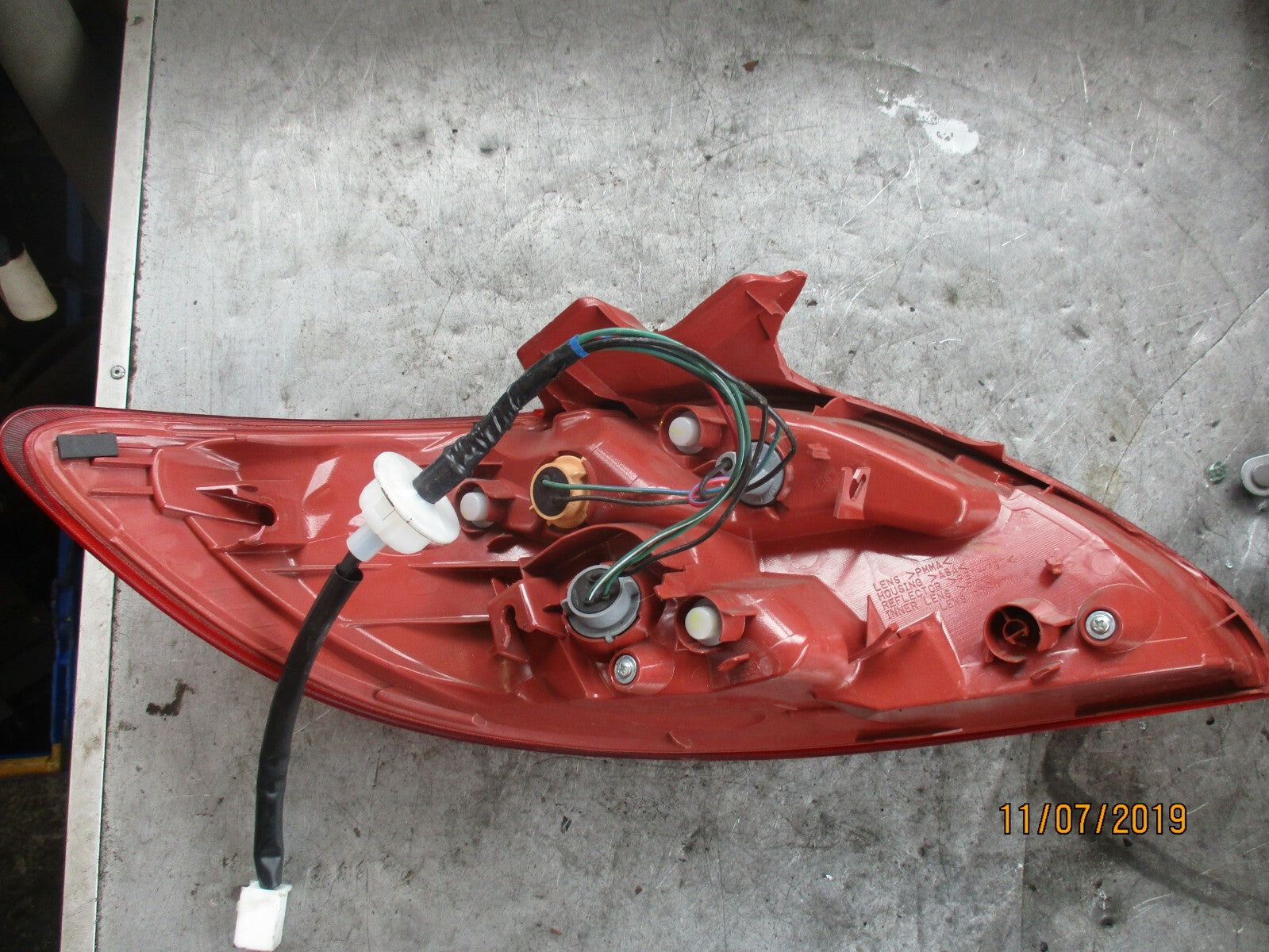 MAZDA 2 2017 OFF DRIVER SIDE REAR LIGHT