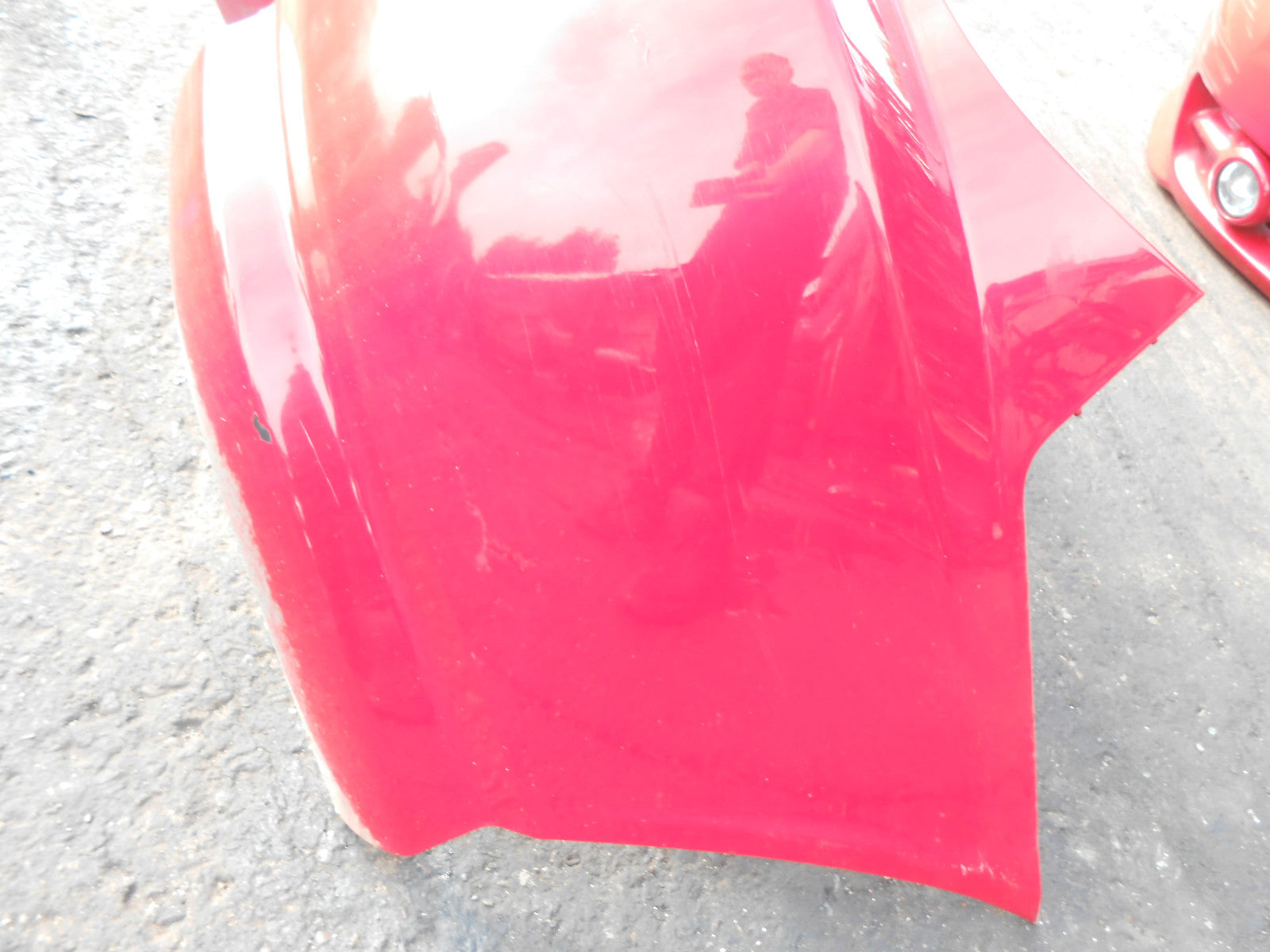 HYUNDAI COUPE 2002 GK COMPLETE REAR BUMPER FOG SPOT LIGHTS LIGHT RED