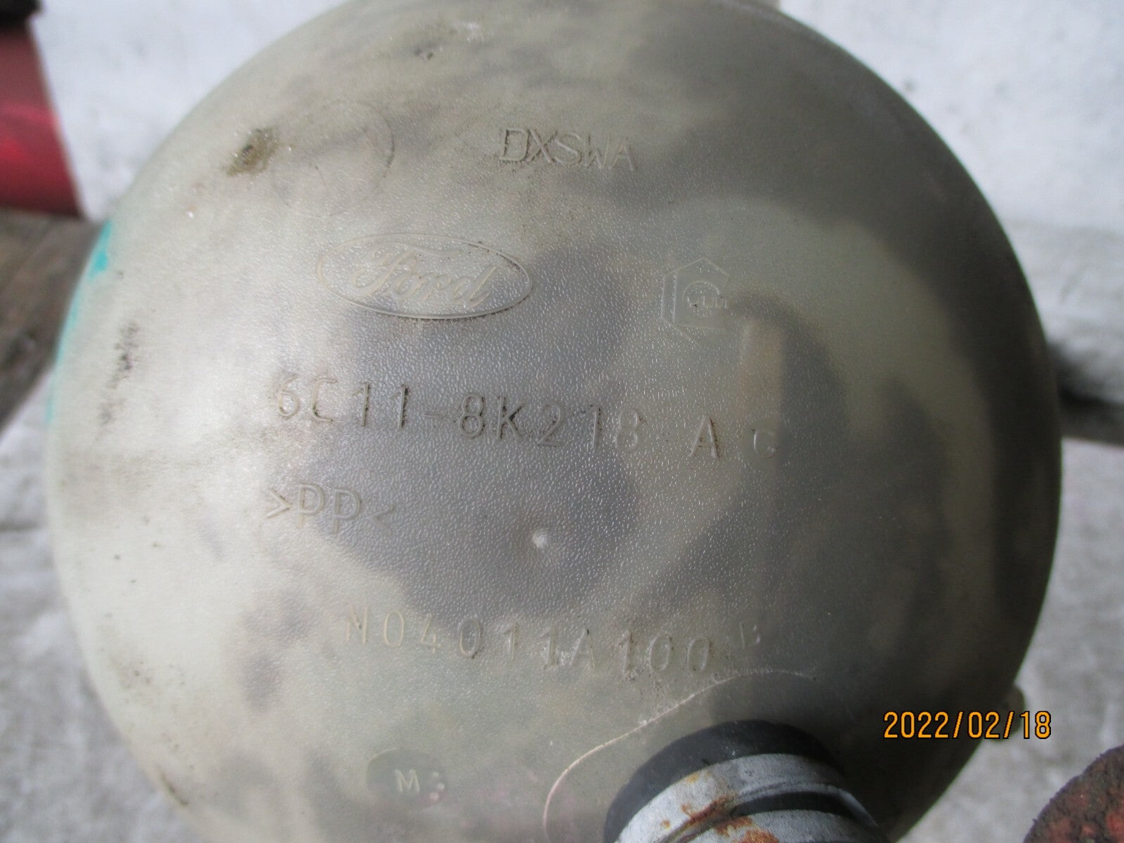 FORD TRANSIT MK7 2012 2.2 DIESEL COOLANT EXPANSION TANK BOTTLE 6C118K218AC