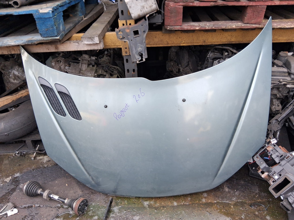 2001 PEUGEOT 206 FRONT BONNET HOOD PANEL GREEN