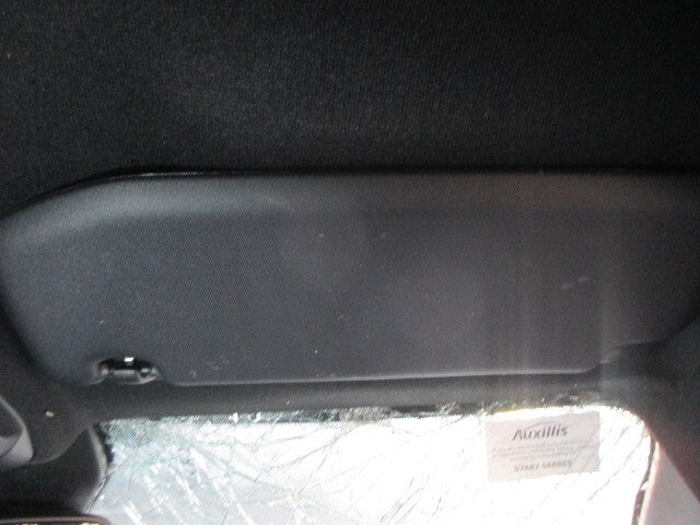 2023 VAUXHALL CORSA F DRIVER SIDE SUN VISOR BLACK