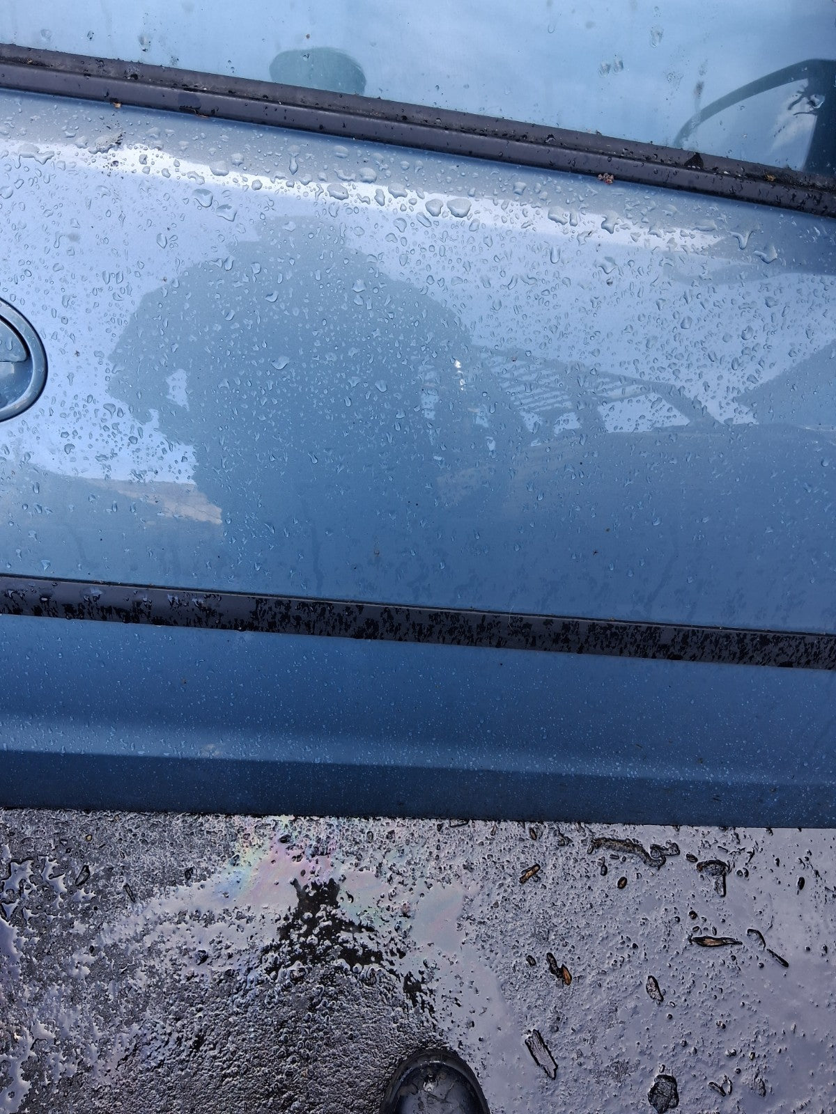 2006 VAUXHALL CORSA C OSF DRIVER SIDE FRONT RIGHT COMPLETE DOOR BLUE