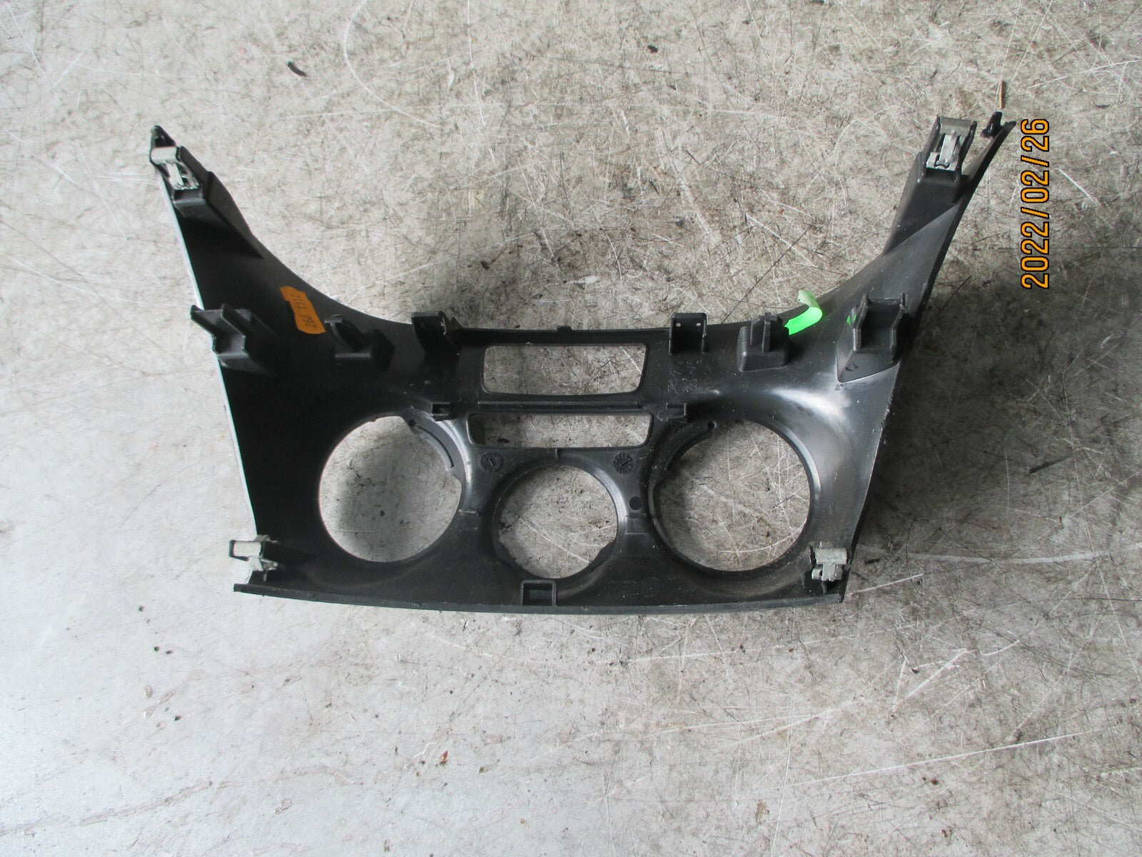 PEUGEOT 208 2015 CLIMATE HEATER CONTROL UNIT SURROUND TRIM 9672846477