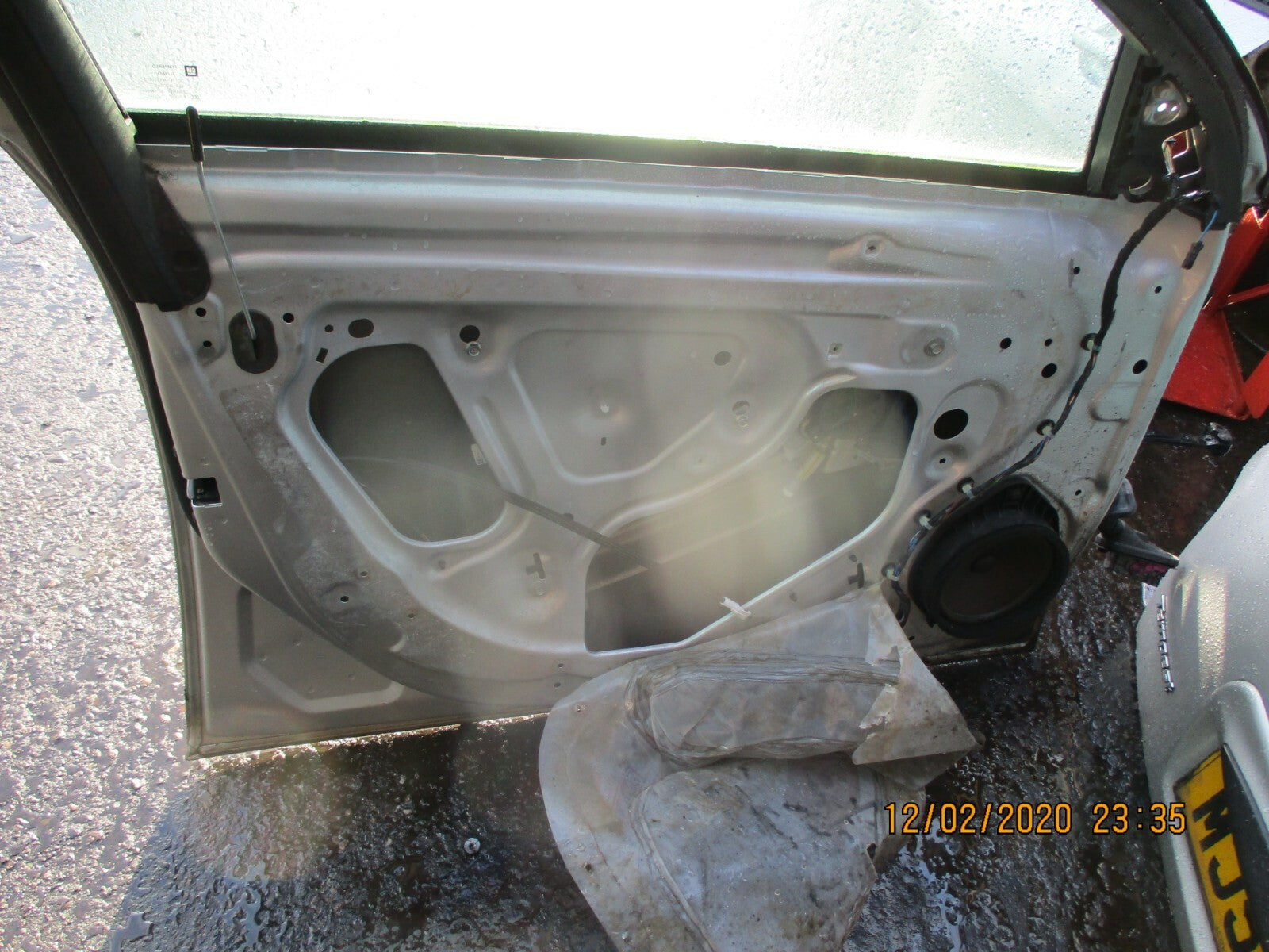 VAUXHALL INSIGNIA A 2012 NSF PASSENGER SIDE FRONT DOOR GLASS WINDOW MOTOR SILVER