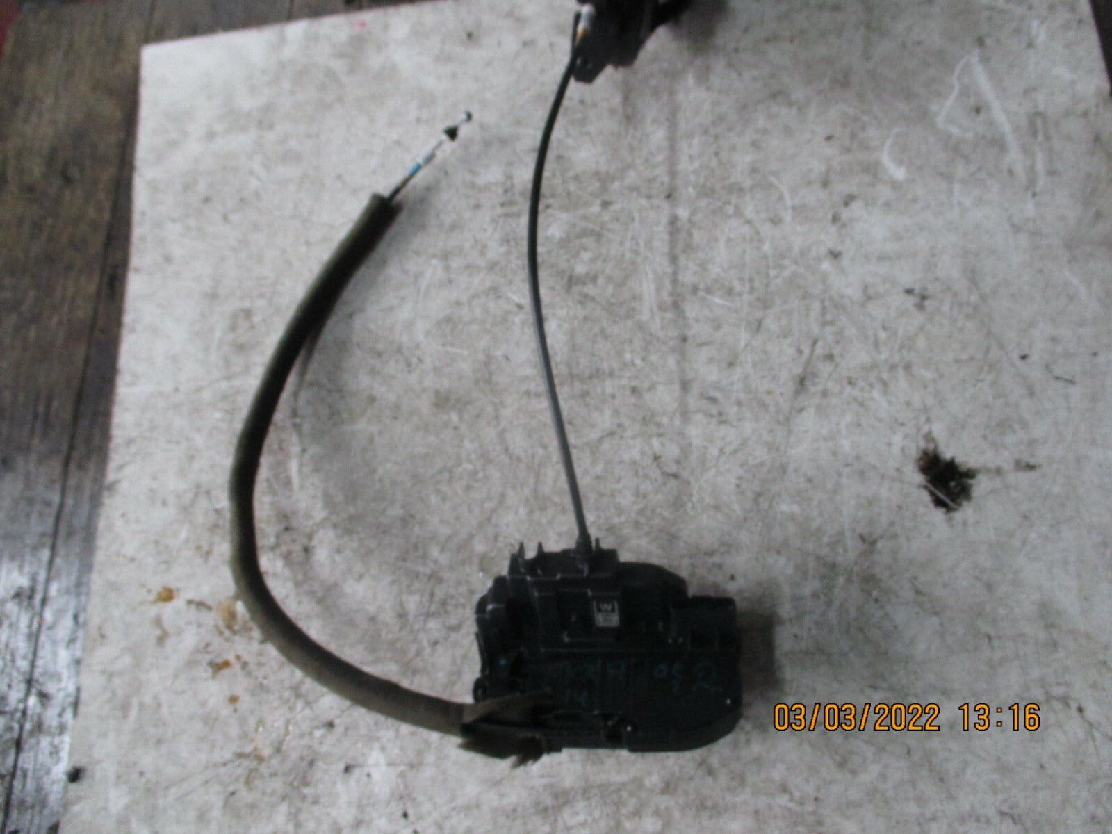 NISSAN MICRA K13 2014 OSR DRIVER SIDE REAR DOOR LOCK MECH