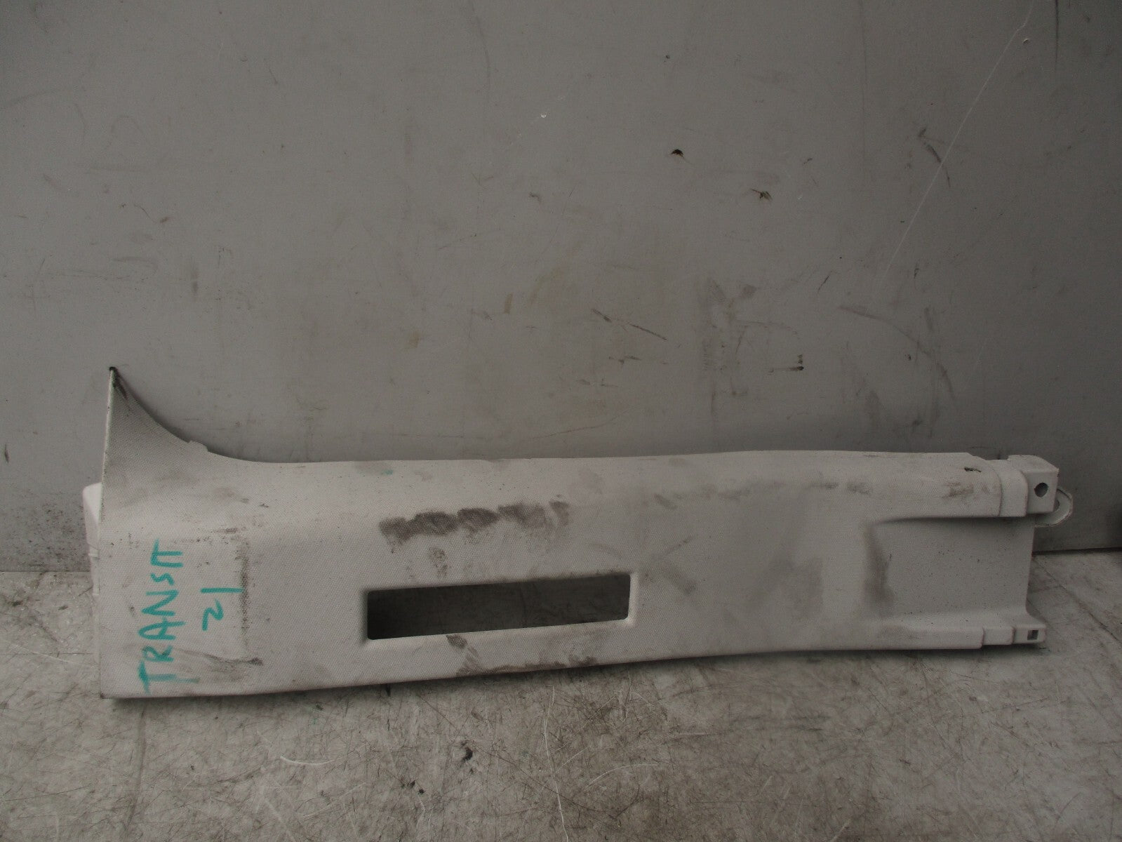2021 FORD TRANSIT 350 MK8 NSF PASSENGER FRONT UPPER B PILLAR TRIM BK31V243W01A