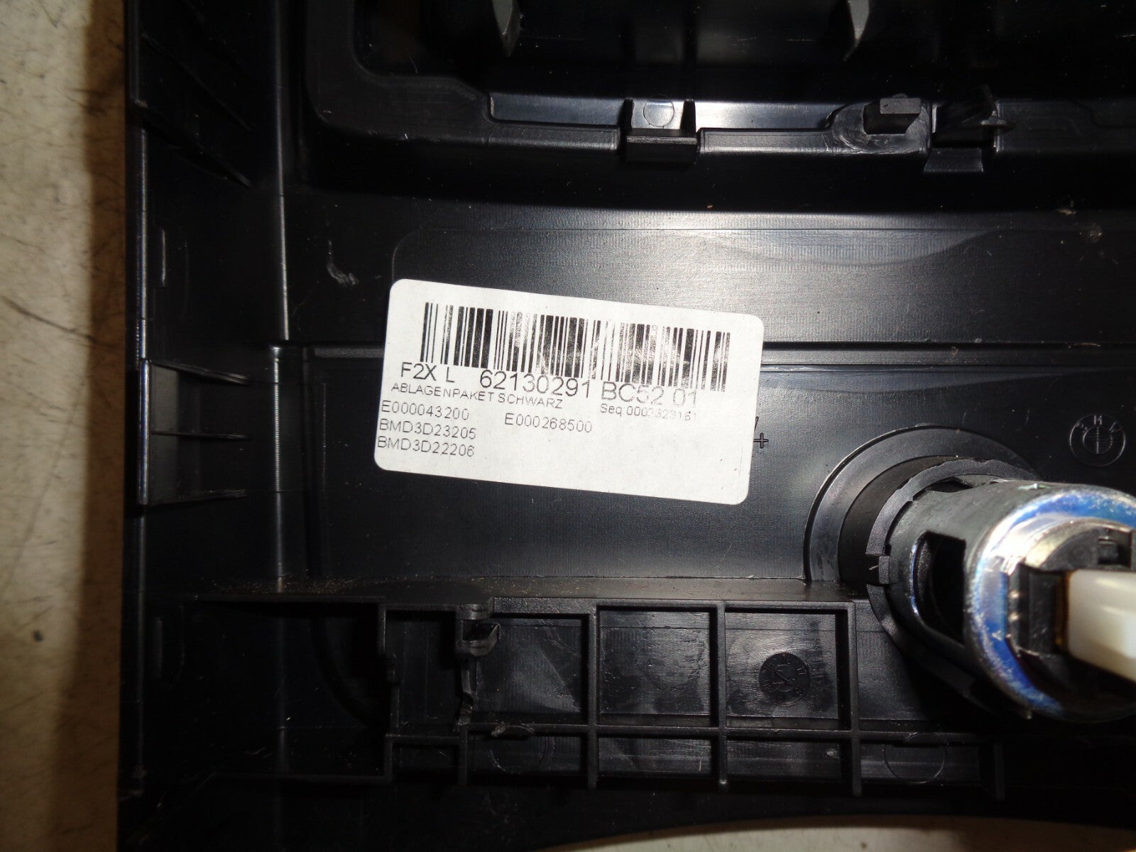 BMW 1 SERIES F20 2019 LCI CENTER CONSOLE COVER TRIM 9227886