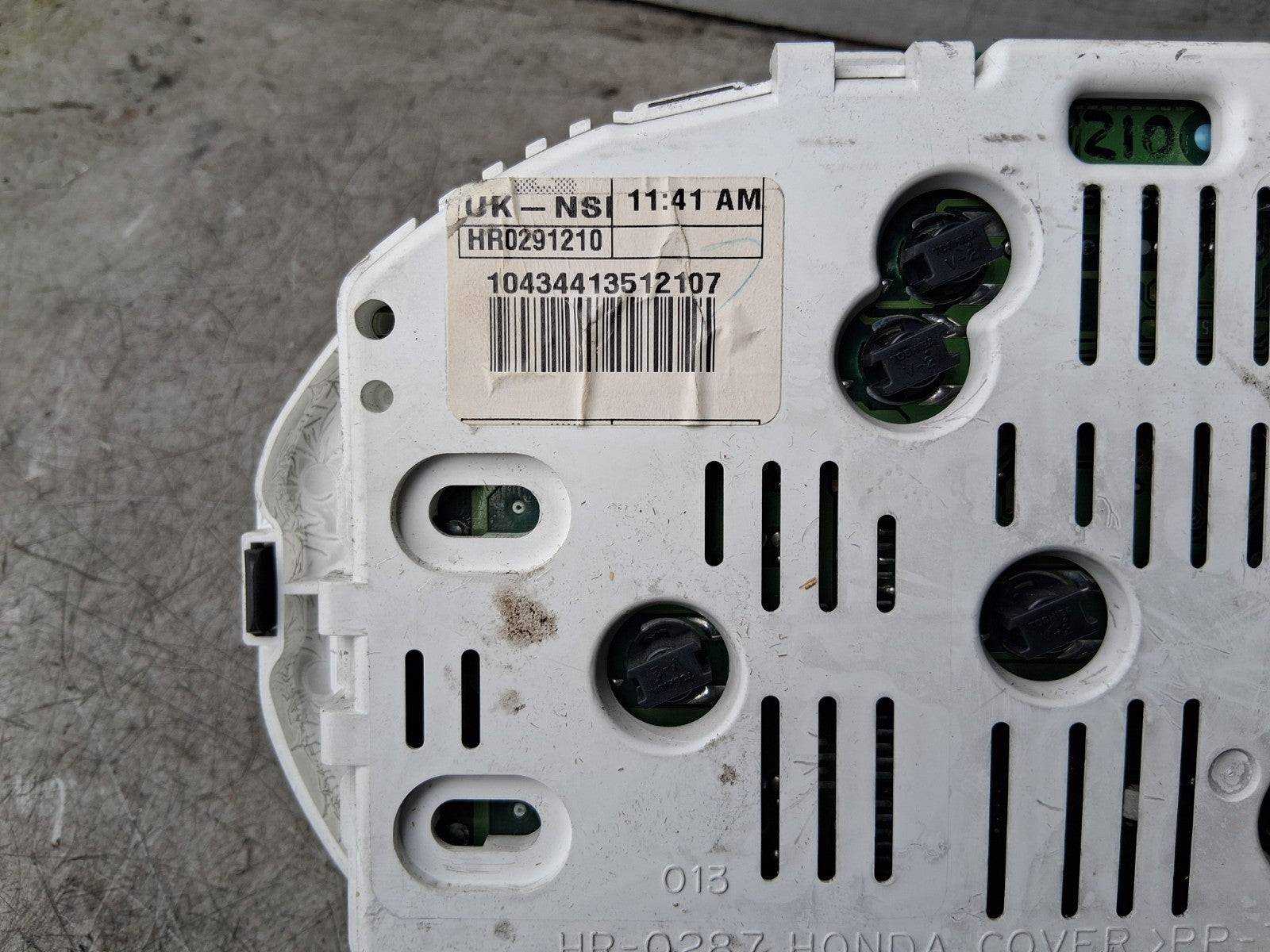 2005 HONDA CIVIC MK7 1.6 PETROL MANUAL SPEEDOMETER INSTRUMENT CLUSTER HR0291210