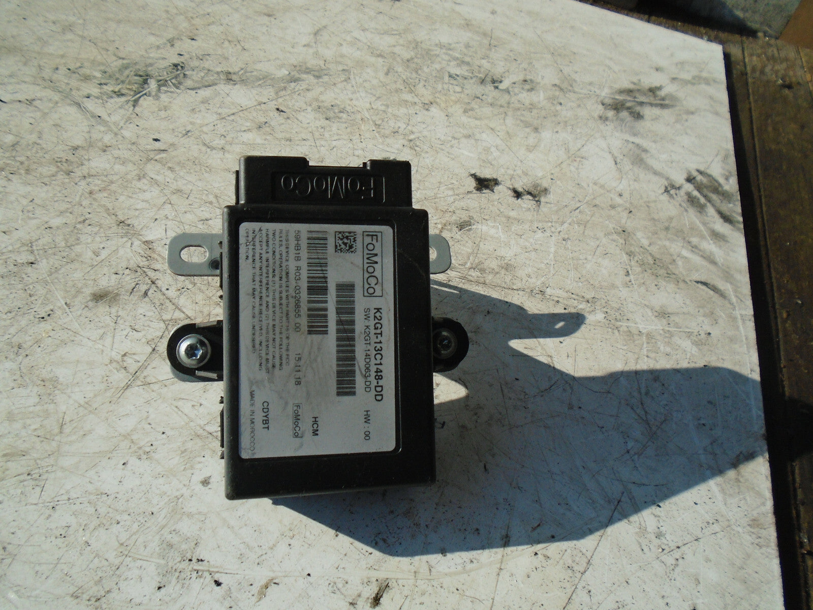 FORD S MAX MK2 2018 CENTER LIGHT MODULE LCM K2GT13C148DD