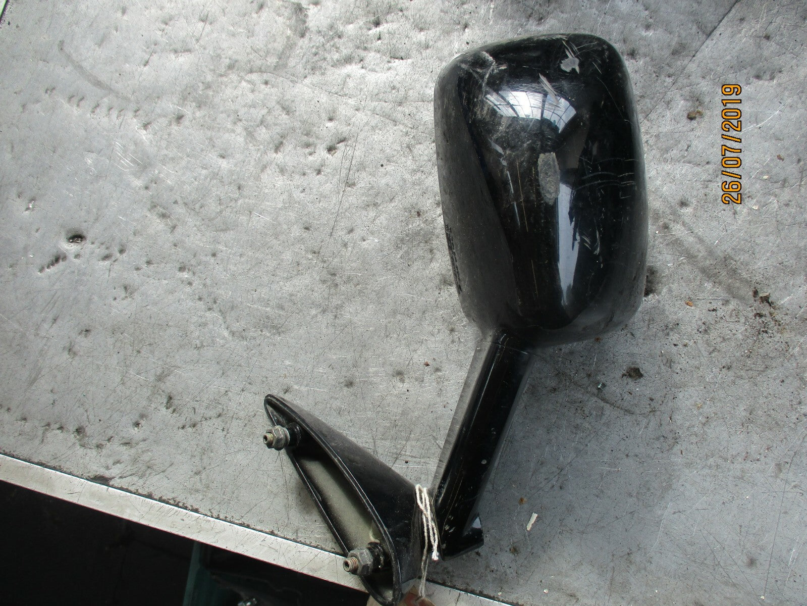 KAWASAKI ZZR 1100 OS DRIVER SIDE ELECTRIC DOOR WING MIRROR BLACK 029462