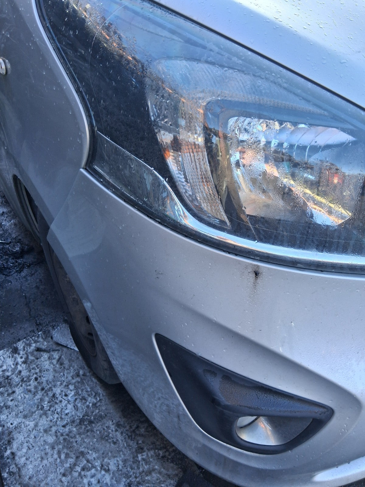 2017 VAUXHALL VIVARO MK2 COMPLETE FRONT BUMPER PLATINUM SILVER L193