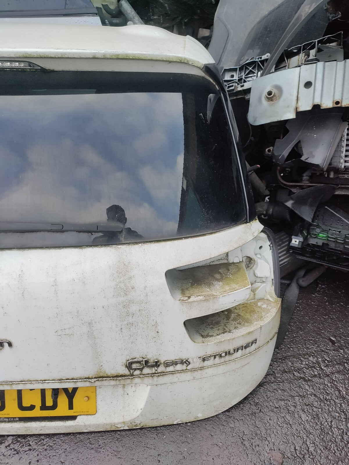 2019 CITROEN C4 GRAND SPACETOURER BARE TAILGATE BOOTLID WHITE