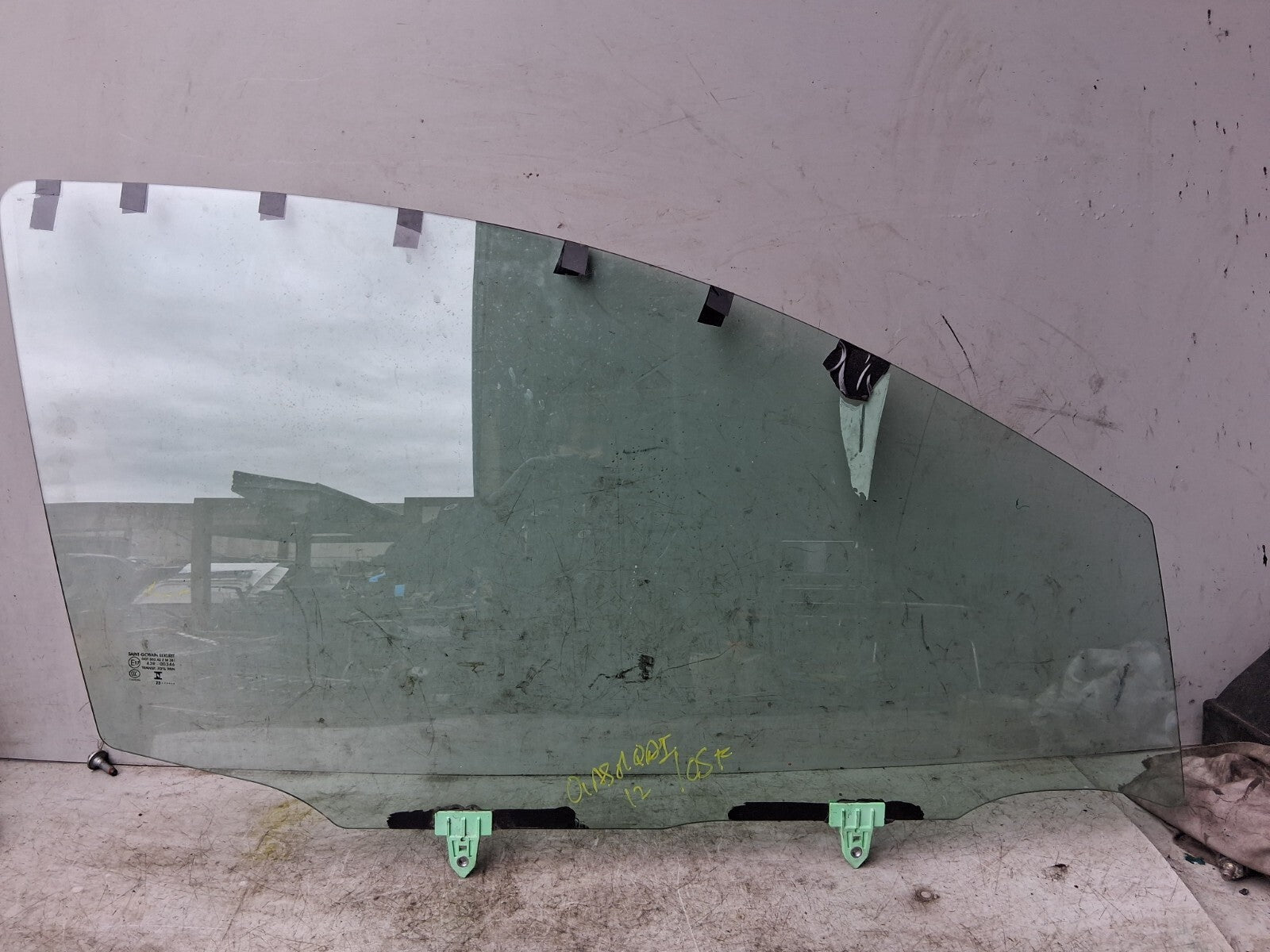 2012 NISSAN QASHQAI J10 OSF DRIVER SIDE FRONT RIGHT WINDOW GLASS 43R00346