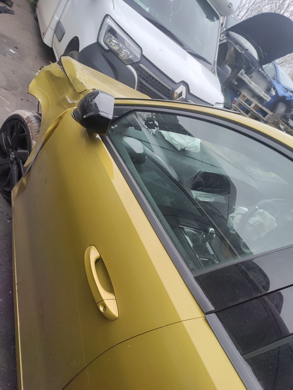 2023 VAUXHALL ASTRA L MK8 NSF PASSENGER SIDE FRONT BARE DOOR AMBER YELLOW  ERV