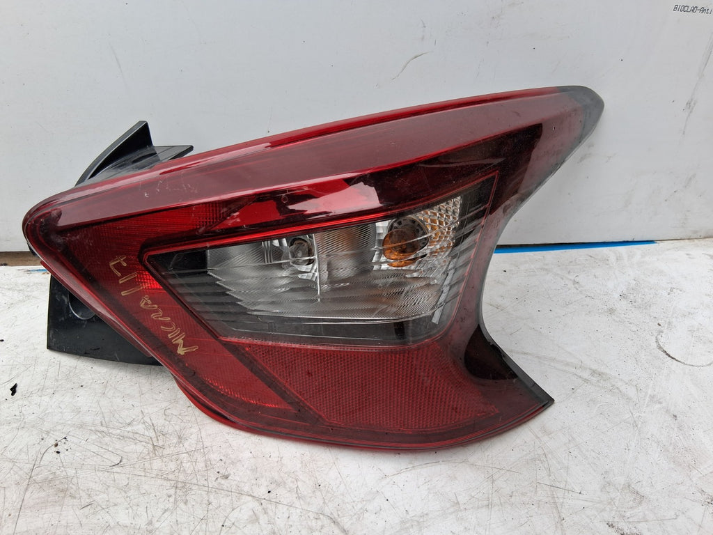 2017 NISSAN MICRA K14 OSR DRIVER SIDE REAR RIGHT TAIL LIGHT LAMP