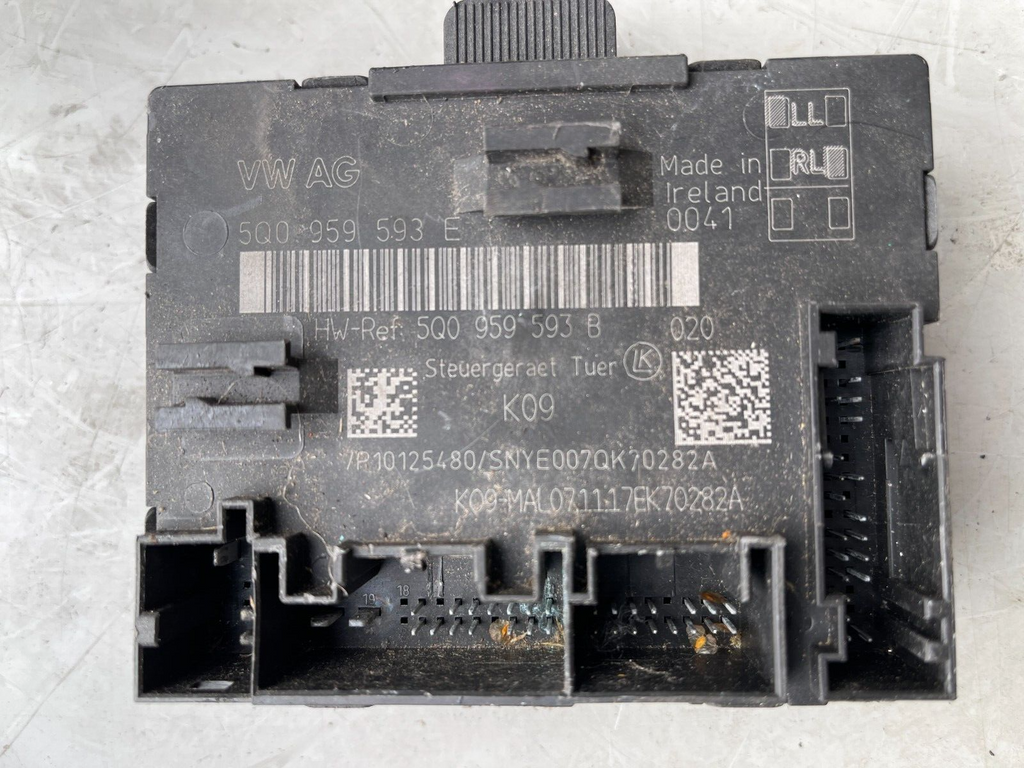 VW VOLKSWAGEN GOLF PASSENGER SIDE DOOR CONTROL MODULE 5Q0959593E