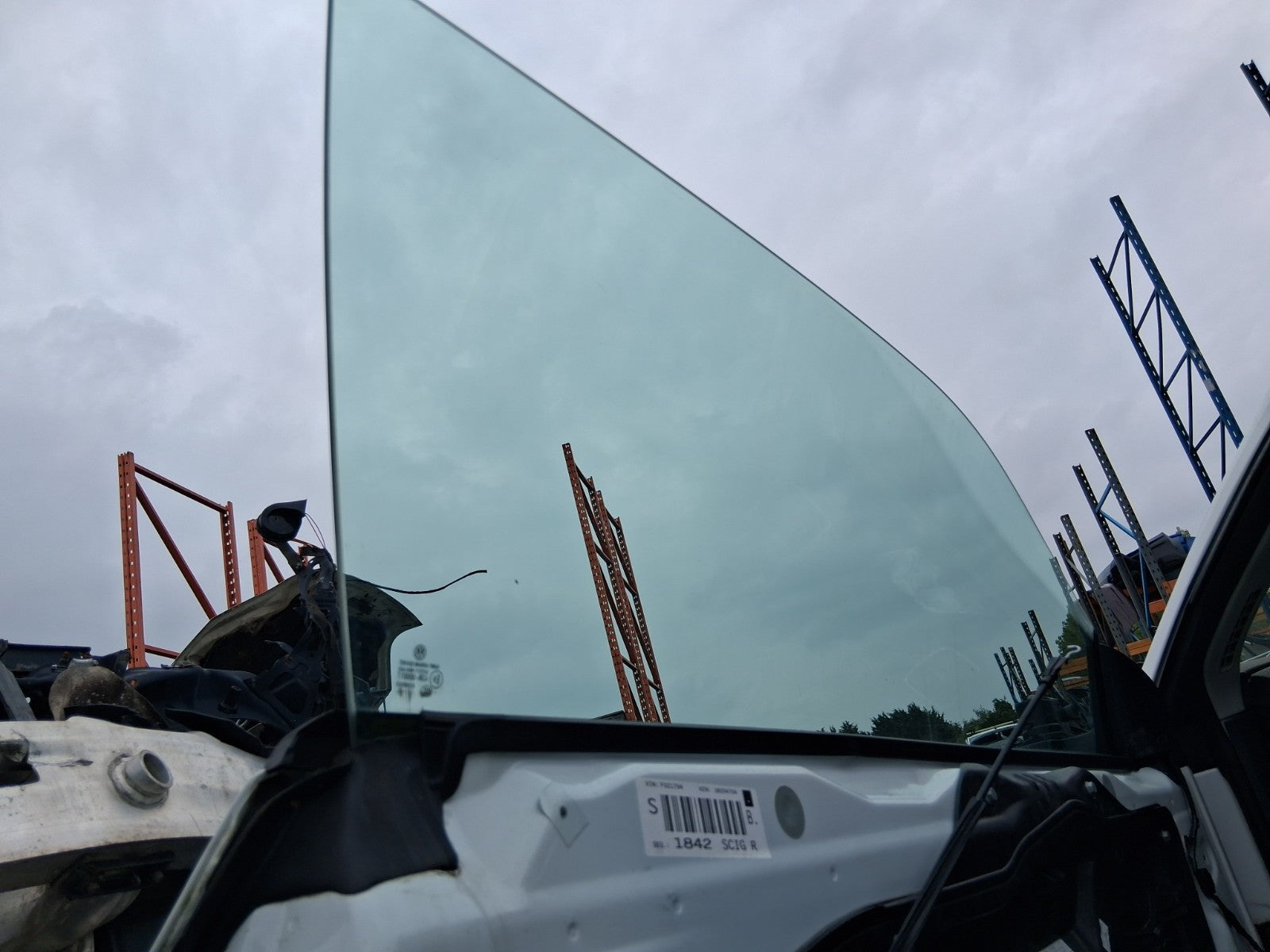 2015 VW VOLKSWAGEN SCIROCCO MK3 NS PASSENGER SIDE LEFT WINDOW GLASS