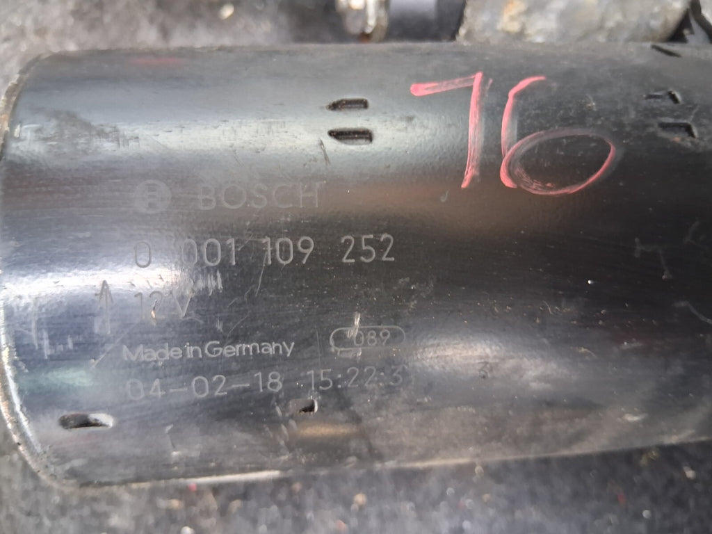 VOLVO S60 2004 DIESEL STARTER MOTOR 0001109252