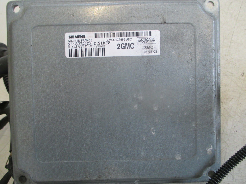 FORD FOCUS MK2 2008 1.6  PETROL ECU ENGINE CONTROL UNIT WITH LOOM 7M5112A650