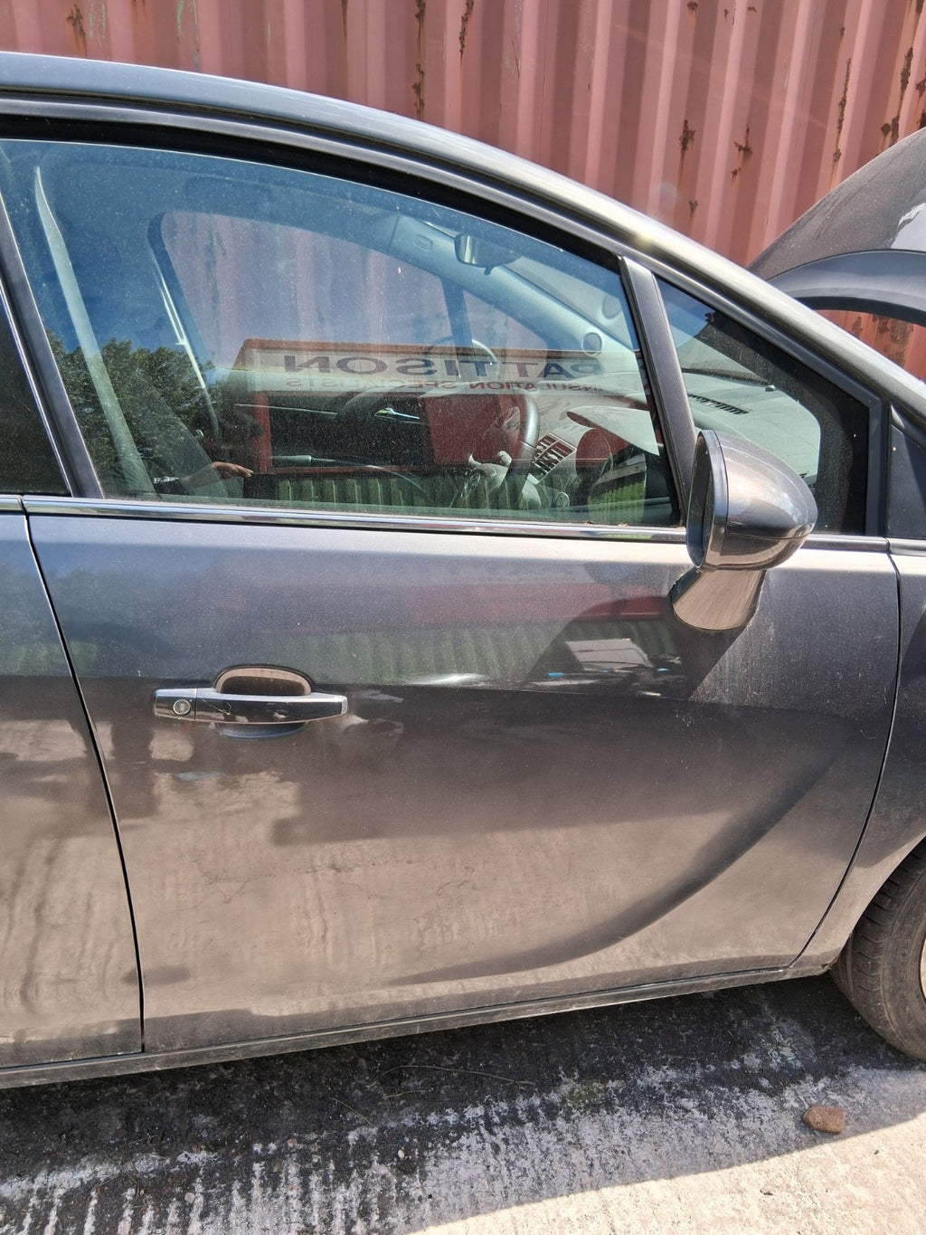 2016 VAUXHALL MERIVA B MK2 OSF DRIVER SIDE FRONT RIGHT BARE DOOR GREY