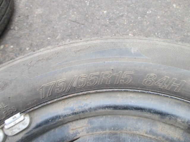 2018 SUZUKI IGNIS MF 15-INCH STEEL WHEEL WITH TYRE 175/65R15 REF 1