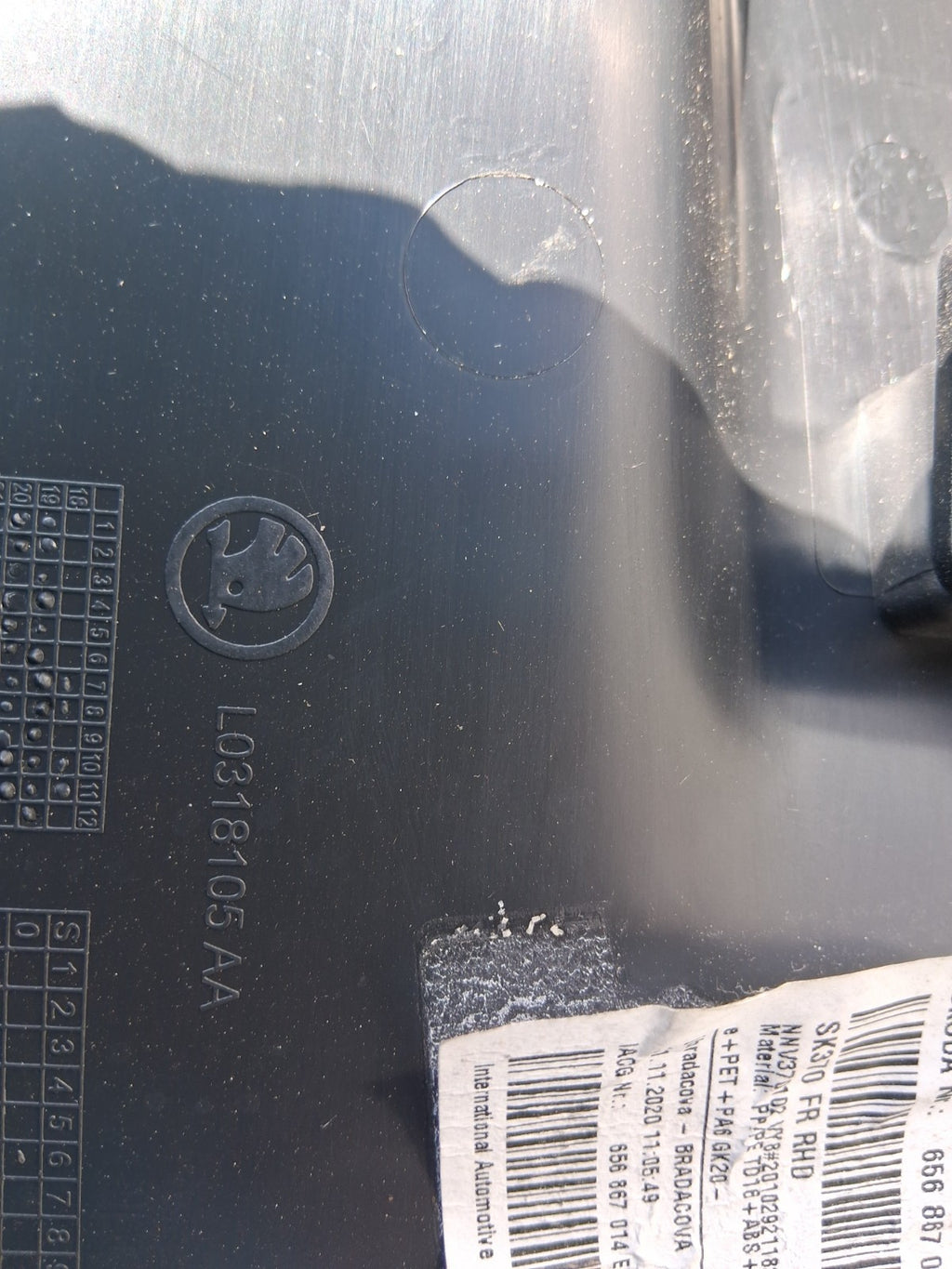 2021 SKODA SCALA OSF DRIVER SIDE FRONT DOOR CARD PANEL 656867014
