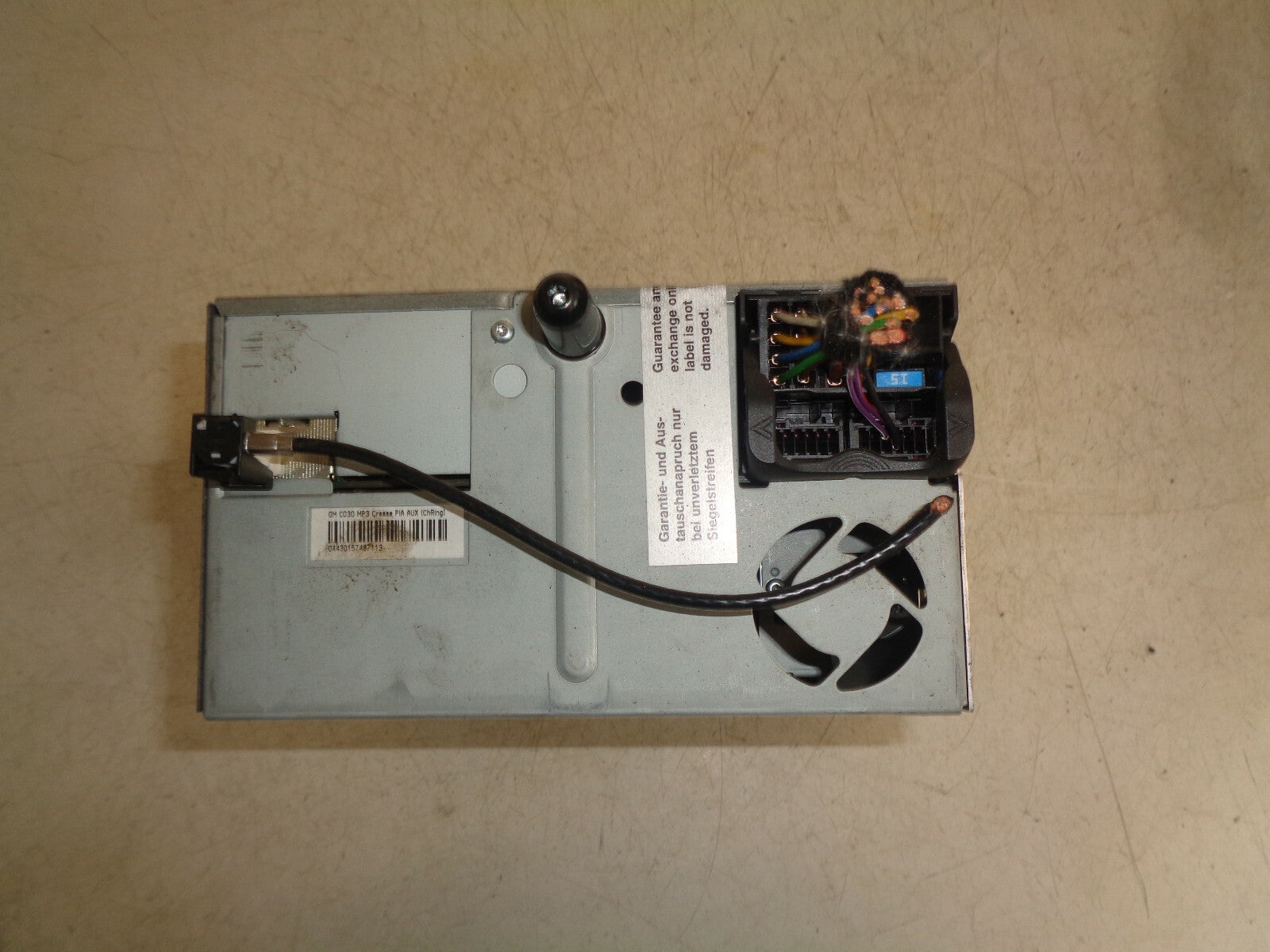 VAUXHALL ASTRA H 2007 RADIO CD PLAYER STEREO HEAD UNIT 1325555