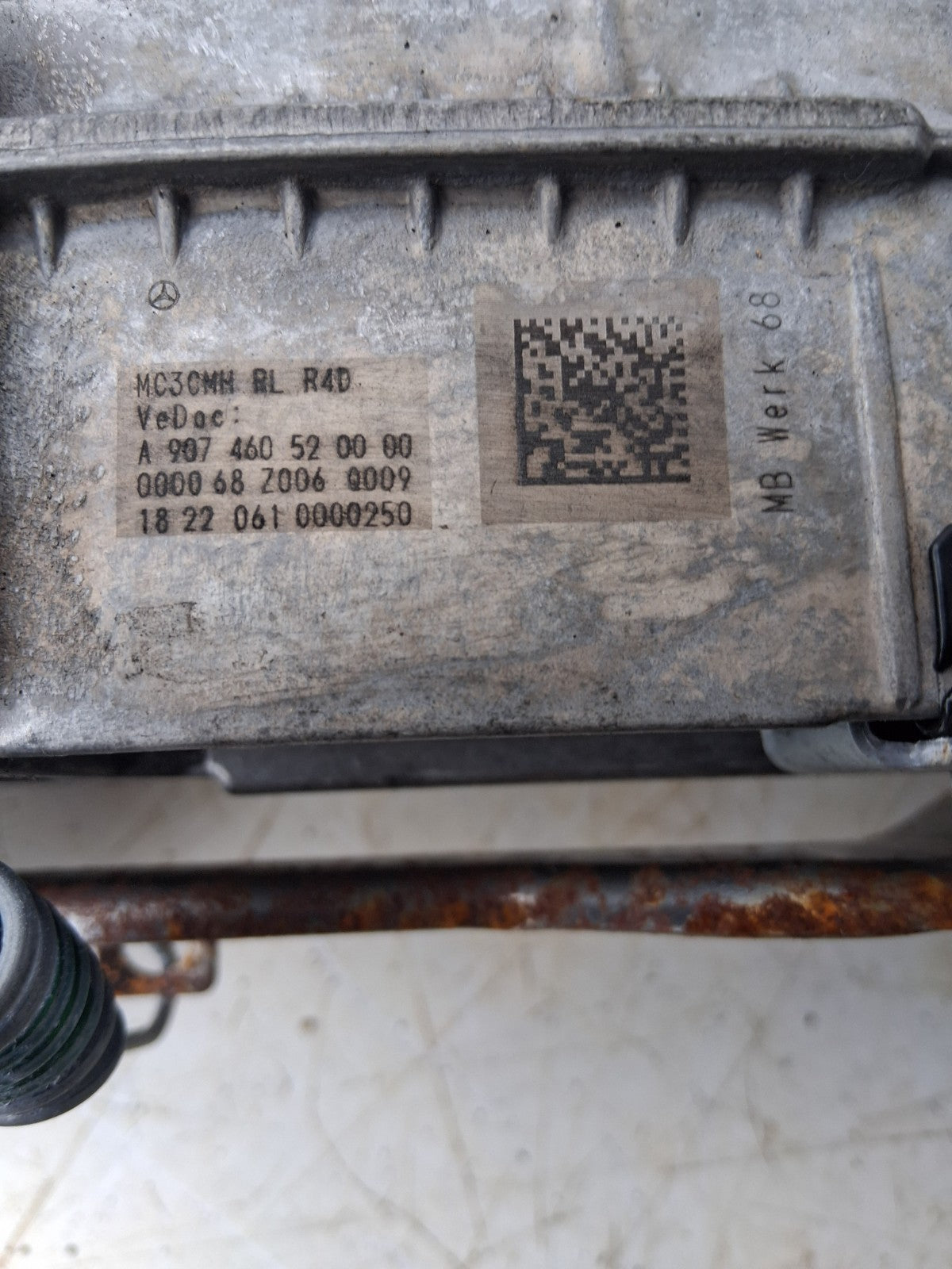 2016 MERCEDES SPRINTER W906 STEERING COLUMN A2474621800