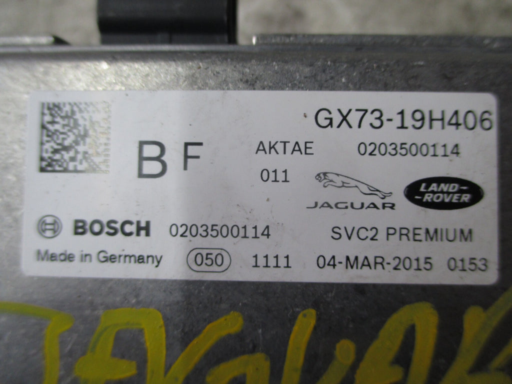 JAGUAR XE X760 2016 FRONT LANE ASSIST CAMERA CONTROL MODULE GX7319H406BF