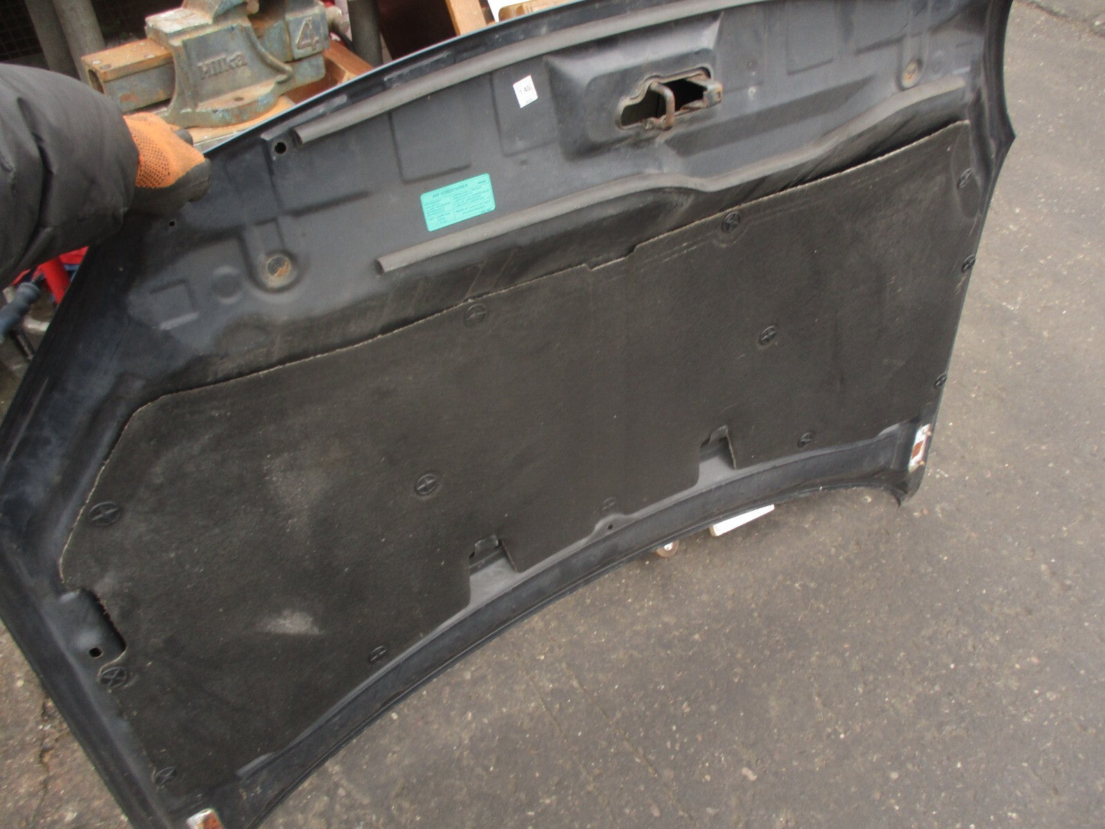 2012 NISSAN QASHQAI J10 PRE FACELIFT BONNET NIGHTSHADE PURPLE HAS DENT