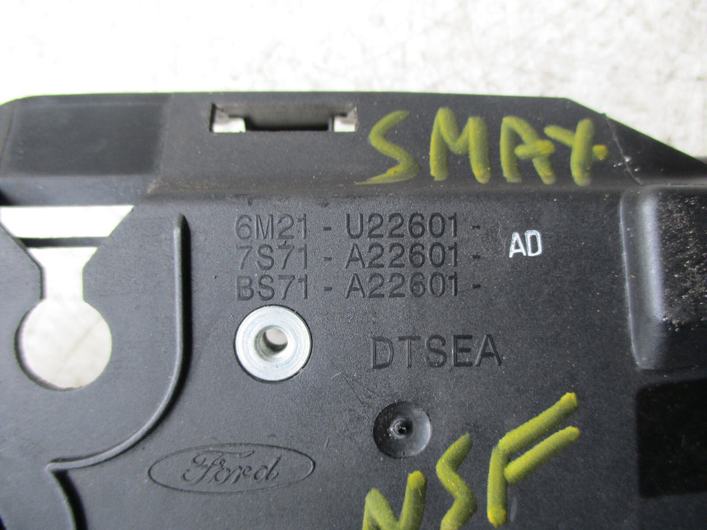 FORD S-MAX 2010 NSF REAR PASSENGER SIDE REAR DOOR HANDLE 6M21U22601