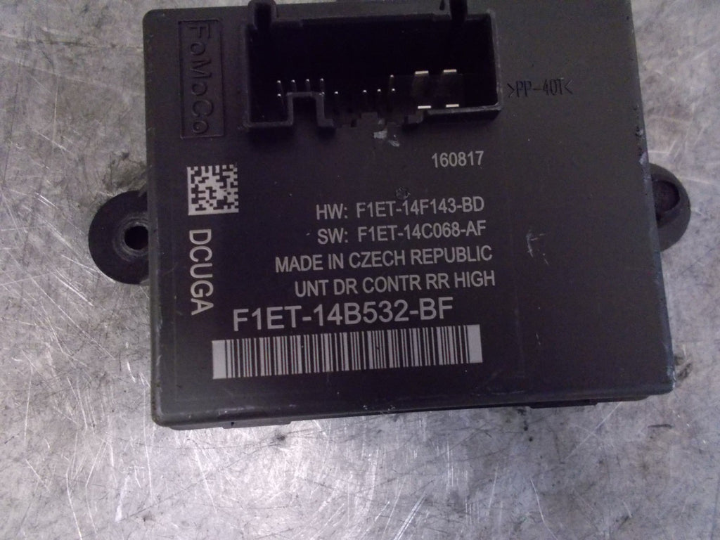 FORD FOCUS 2017 MK3 NS DRIVER SIDE DOOR LOCKING MODULE F1ET14B532BF