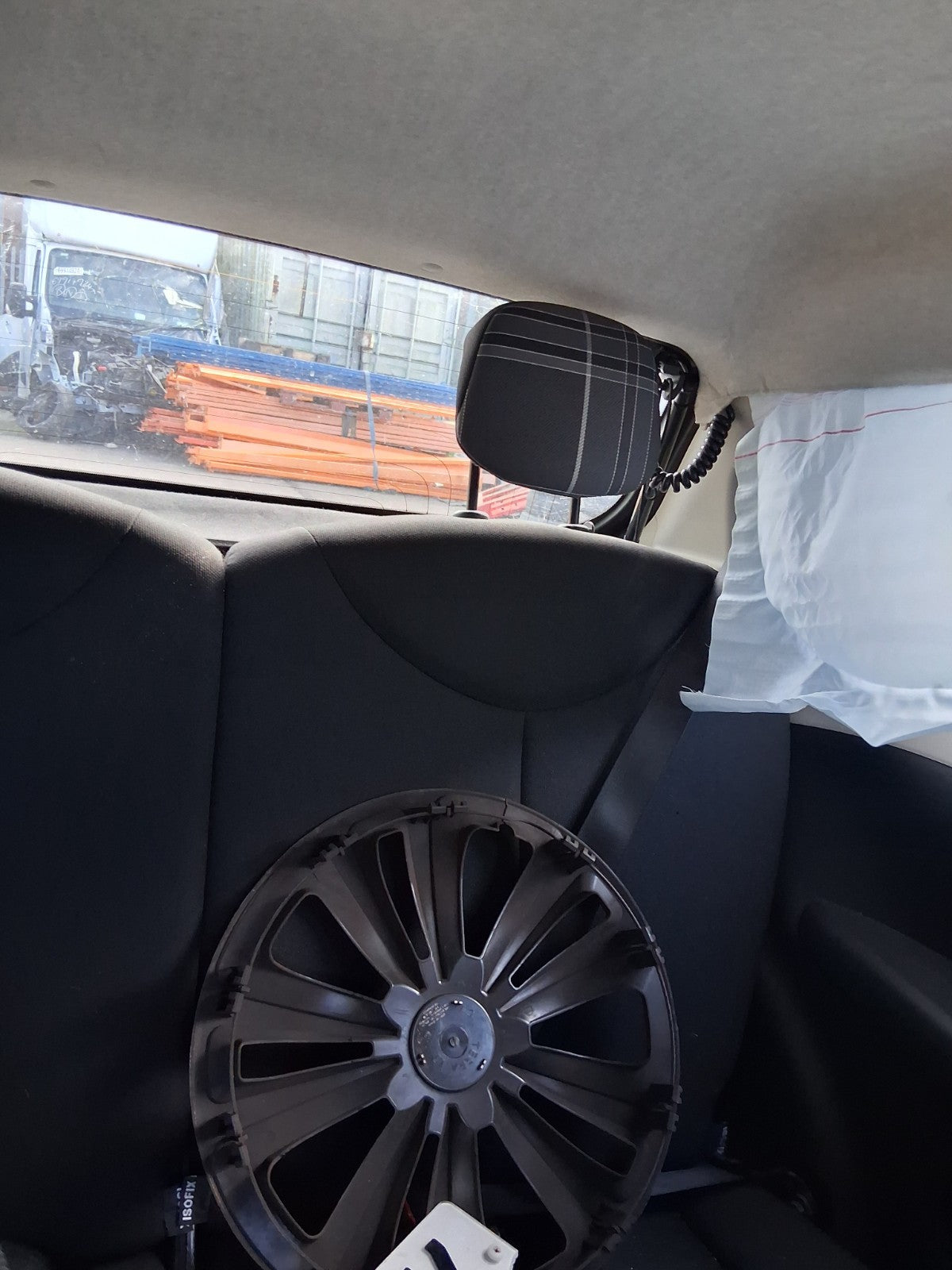 2016 PEUGEOT 108 MK2 REAR COMPLETE SEAT SET FABRIC SEAT