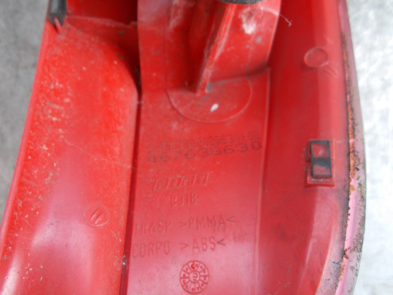 FIAT GRANDE PUNTO MK2 OS/ DRIVER SIDE REAR LIGHT 467638620