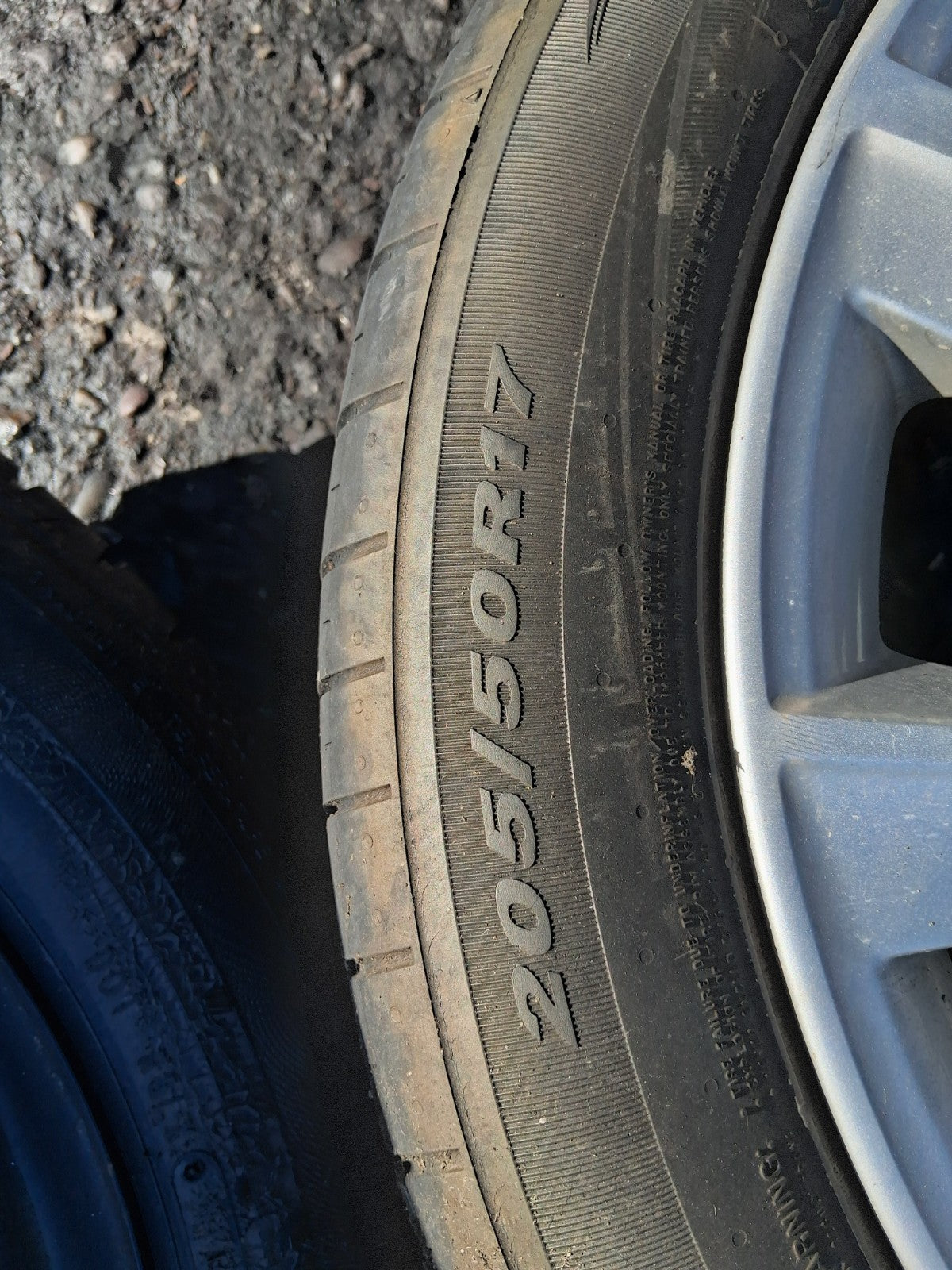 SKODA SCALA 2020 17 INCH ALLOY WHEEL WITH TYRE 205/50R17